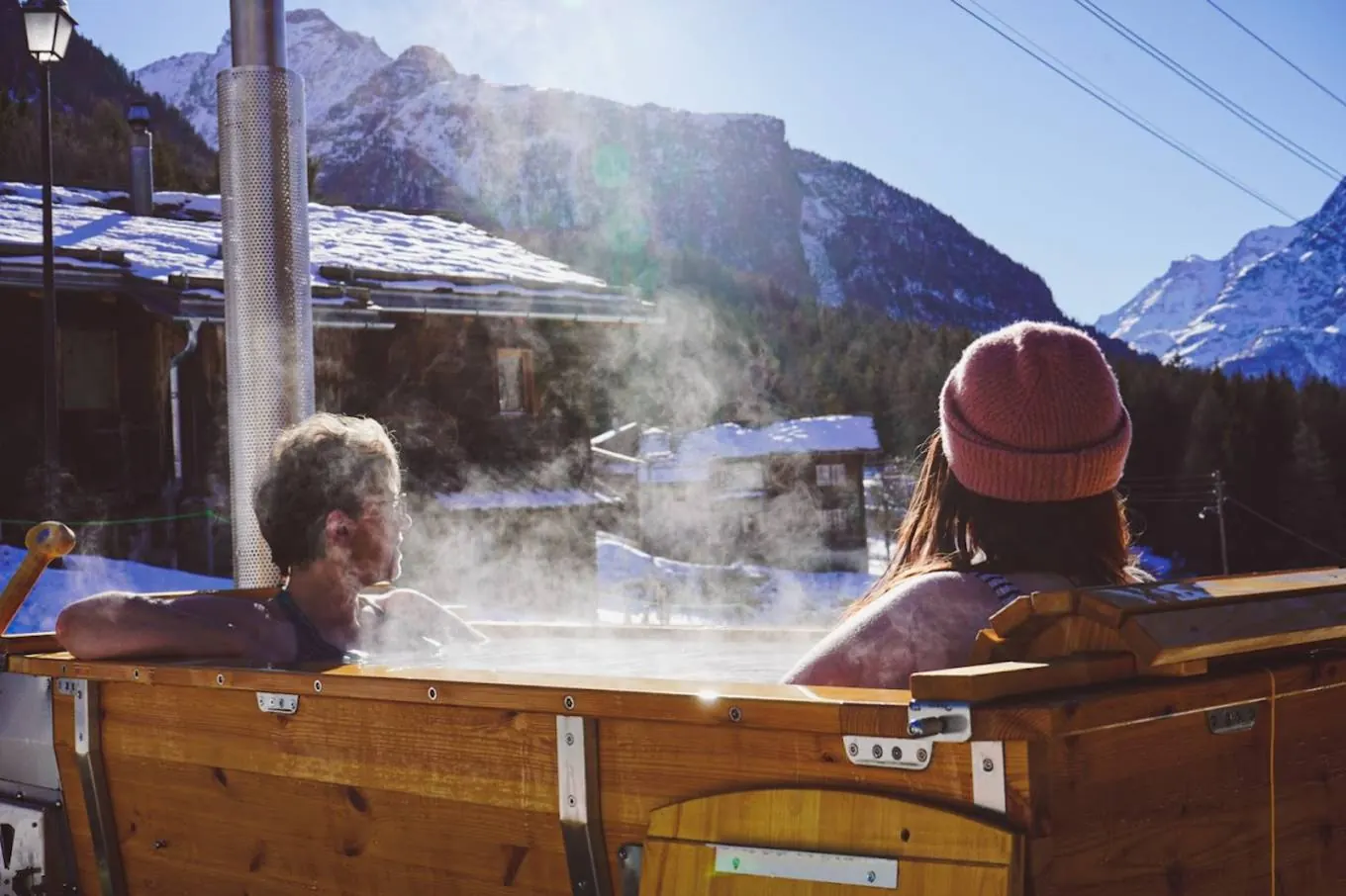Chalet Rieben Outdoor Spa