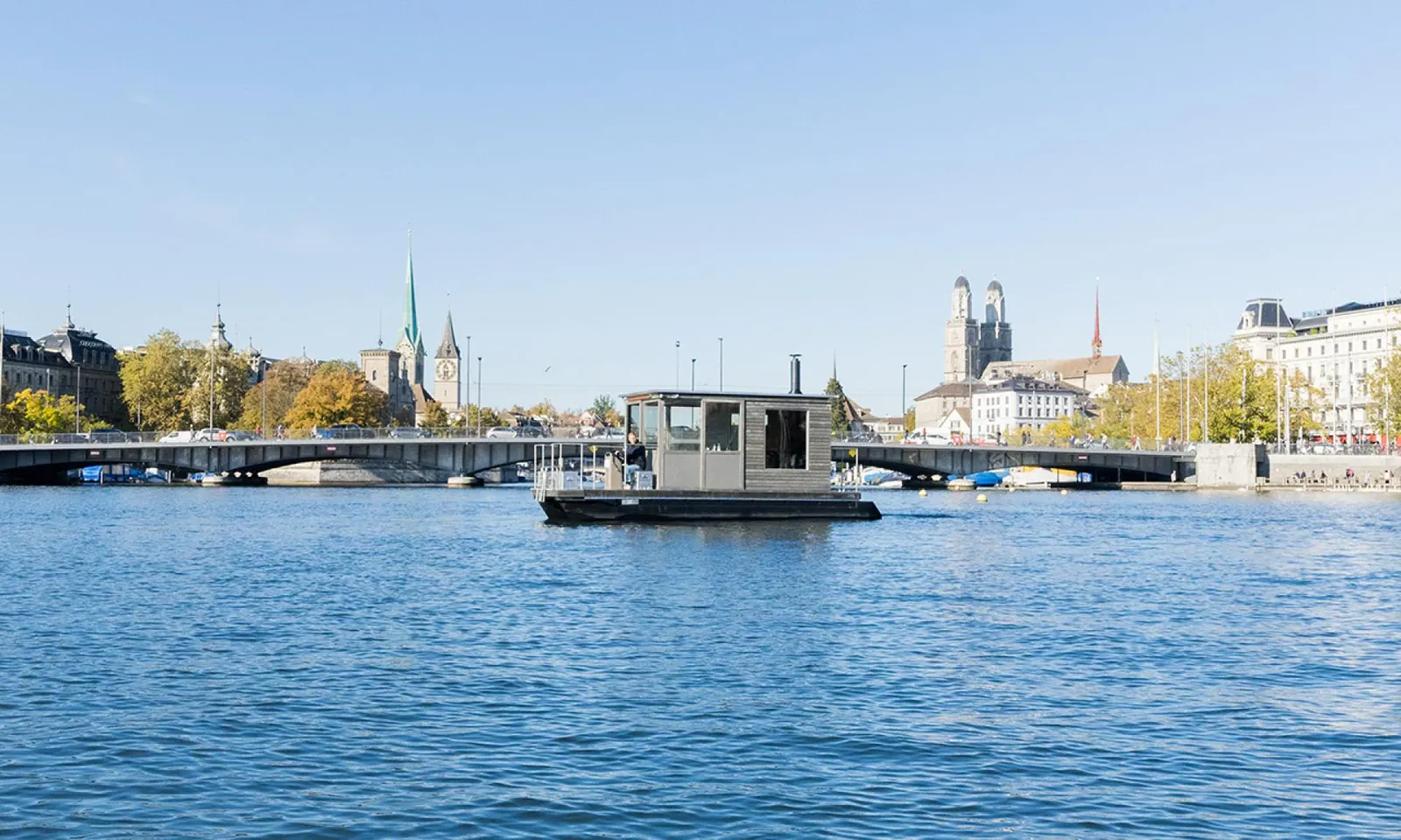 Sauna Boat Zurich Lake